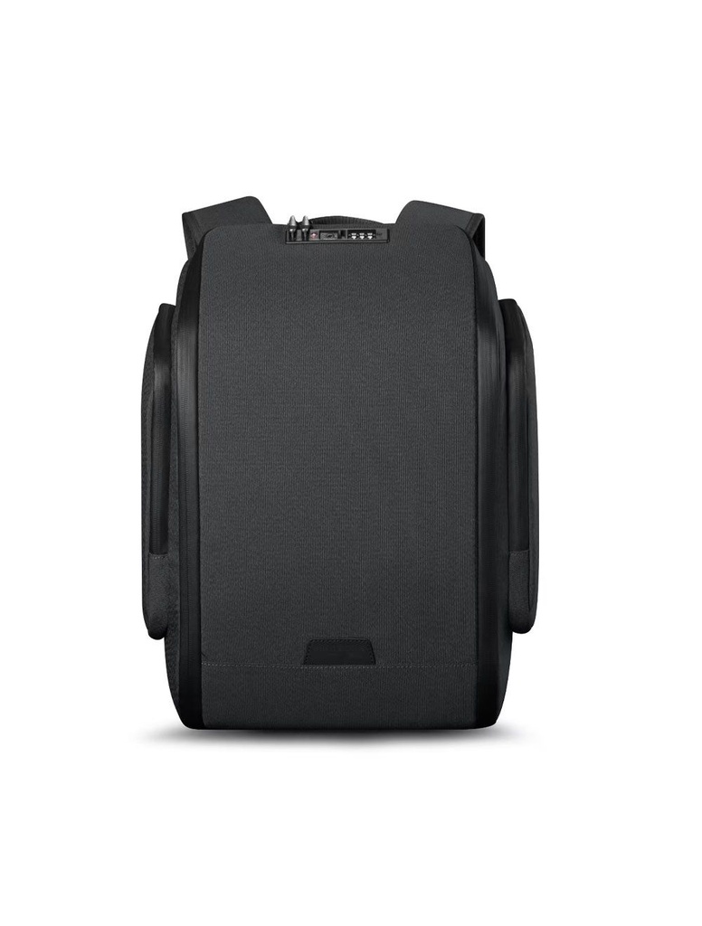 L'avvento Business Laptop Anti-theft Backpack Foldable Design, Polyester + microfiber leather, 46*33*16 cm, 18L,