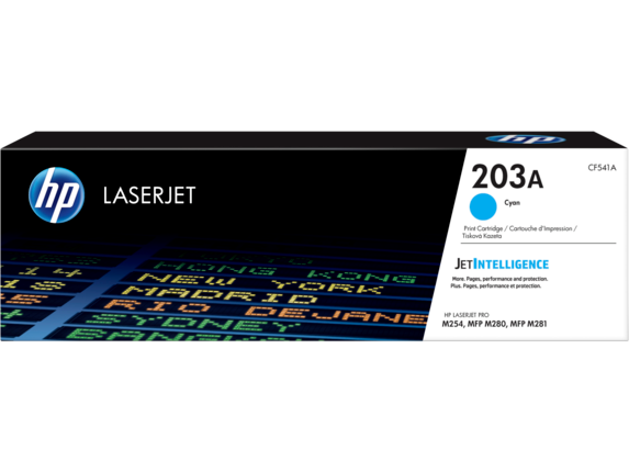 HP 203A Cyan Original LaserJet Toner Cartridge