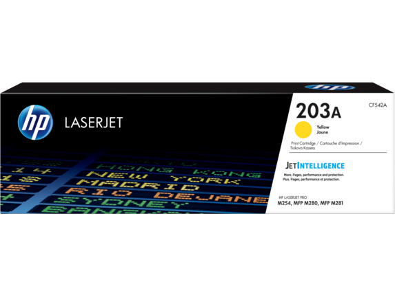 HP 203A Yellow Original LaserJet Toner Cartridge