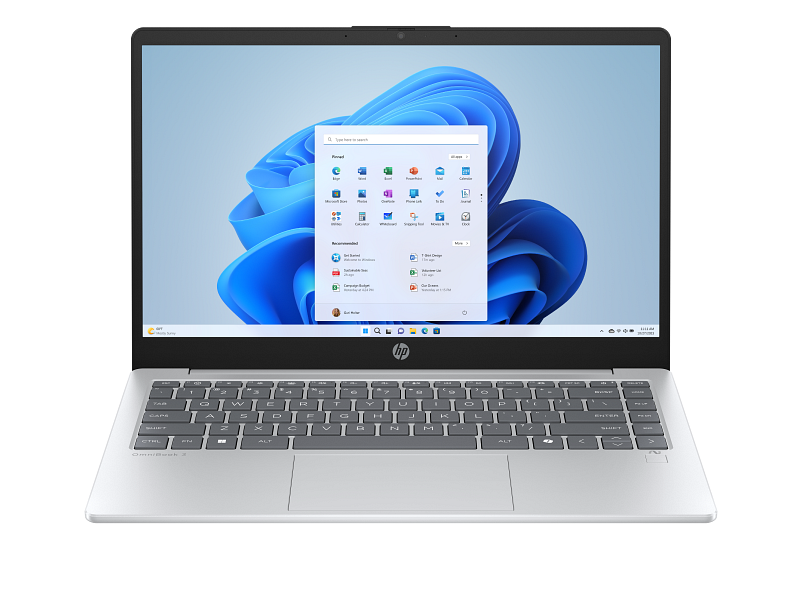 HP OmniBook 3 Laptop Next Gen AI 14-ha0000ne, Windows 11 Home Single Language, 14", AMD Ryzen™ AI 5, 16GB RAM, 512GB SSD, FHD, Glacier silver