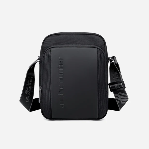 Arctic hunter Crossbody Bag for Men Multi-Pocket Anti-Theft Design Black