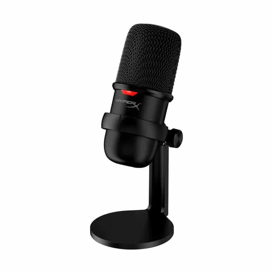 HyperX SoloCast - USB Condenser Microphone for Gaming, for PC, PS4, PS5 and Mac, Tap to Mute Sensor