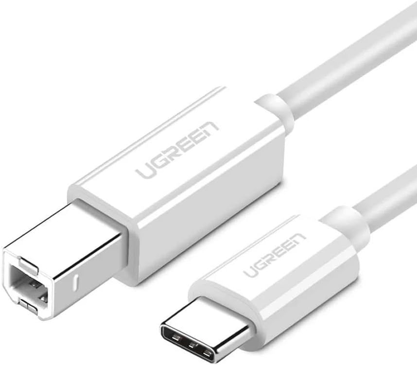 UGREEN  40417  USB-C to USB 2.0 Print Cable 1.5m (White)