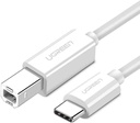 UGREEN  40417  USB-C to USB 2.0 Print Cable 1.5m (White)