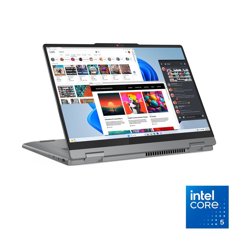 Lenovo IdeaPad 5 2-in-1 14IRU9- Core 5 120U 10 Cores - 8GB DDR5 - 512GB SSD -  Intel Graphics - 14 IPS 300nits Touch - Digital Pen 2 - FingerPrint - 2Y Warranty - Win11