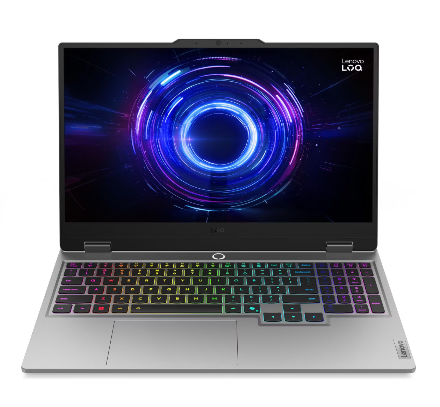 LENOVO LOQ 15IRX10 Core i7-14700HX 20 Cores – 16GB DDR5 5600 – 512GB SSD – RTX 5060 8GB GDDR7 – 15.6″ FHD IPS 100% sRGB 144Hz G-SYNC – 2Y Warranty-LUNA Grey
