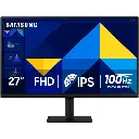Samsung Monitor 27 Essential Monitor S3 S27D300DGAM Full HD Monitor, 100Hz Refresh Rate, Response Time 5 (GTG), IPS Panel, Game Mode, Eye Saver 