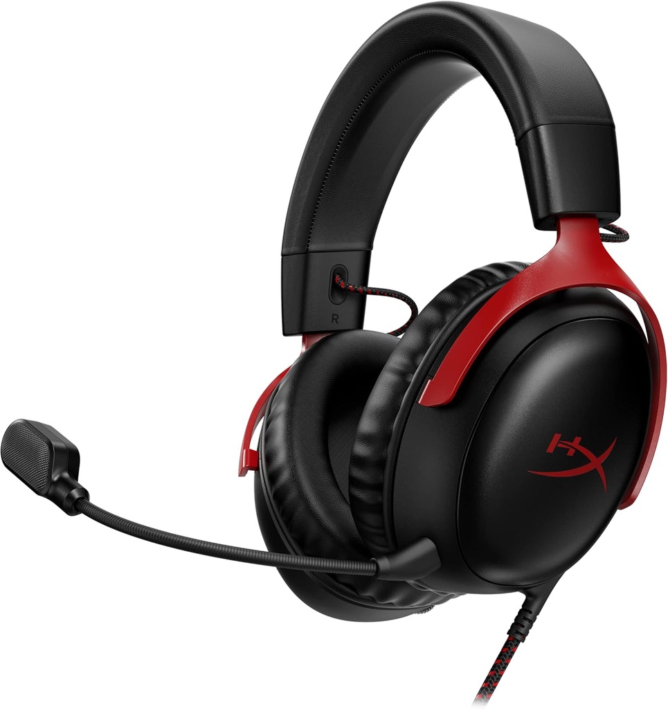 HyperX Cloud 3 Wired Red and Black