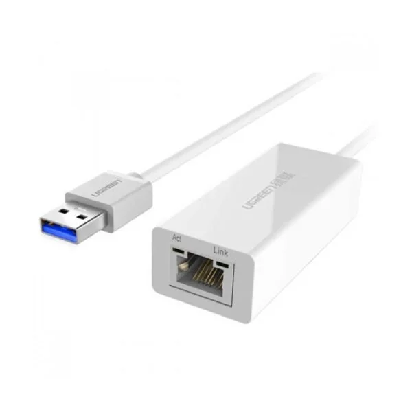 UGREEN 20255 CR111 USB 3.0 Gigabit Ethernet Adapter (White)