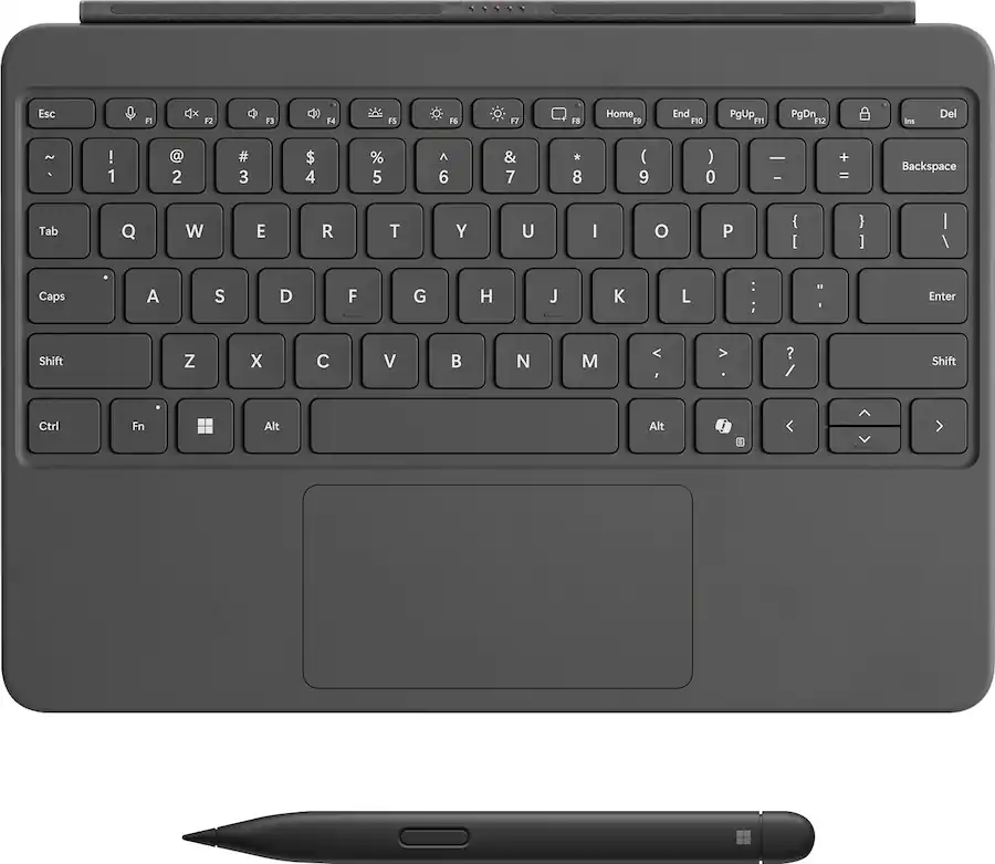 Microsoft Surface Pro 12-Inch Keyboard with Slim Pen – Premium Magnetic Keyboard Cover for Surface Pro – Black