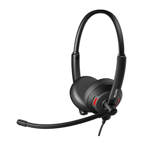 FiberMe FCH7110D Professional USB Call Center Headset with AI Noise-Cancelling Microphone
