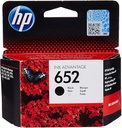 HP 652 Black Original Ink Advantage Cartridge