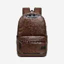RAHALA Leather Backpack – Brown (GLD 113-1861) – Premium Genuine Leather Travel and Business Bag with Multiple Compartments