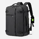 RAHALA (RAL3726) Black Laptop Backpack – 15.6" Water-Resistant Travel and Business Bag with USB Port and Multiple Compartments