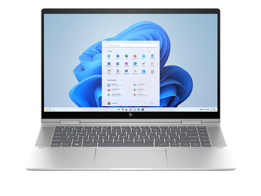 HP Envy x360 2-in-1 Laptop 15-fe0009ne, Windows 11 Home Single Language, 15.6", Touch screen, Intel® Core™ i7, 16GB RAM, 1TB SSD, NVIDIA® GeForce RTX™ 3050, FHD, Natural silver