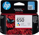 HP 650 Tri-Color Original Ink Advantage Cartridge (CZ102AE) – For HP DeskJet