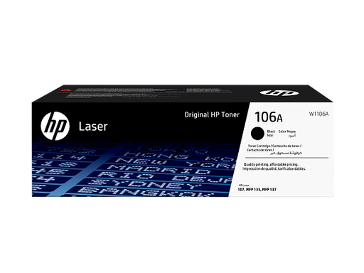 HP 106A Black Original Laser Toner Cartridge