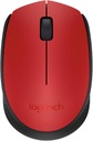 Logitech Wireless Mouse M171 Red PN-MO688