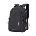 Rahala-740- 15.6 Inch Laptop Bag Multifunctional Travel Backpack waterproof - Black.