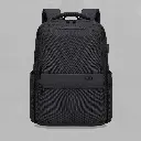 Rahala-Rl-503 -Black Laptop Bag Expandable 15.6-inch Travel Waterproof Business Backpack USB.