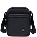 Arctic Hunter K00688 Men's Shoulder Bag – 9.7" Waterproof Crossbody Casual Bag with Adjustable Strap and Multi-Compartment Design – Black
