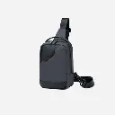 Arctic Hunter XB00693 TMS Chest Sling Bag – Waterproof Anti-Theft Crossbody Travel Bag with USB Charging Port – Gray