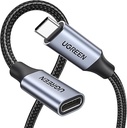 UGREEN  30205   USB-C Male to USB-C Female Gen Alu Case Braided Extension Cable 1m (Dark gray)