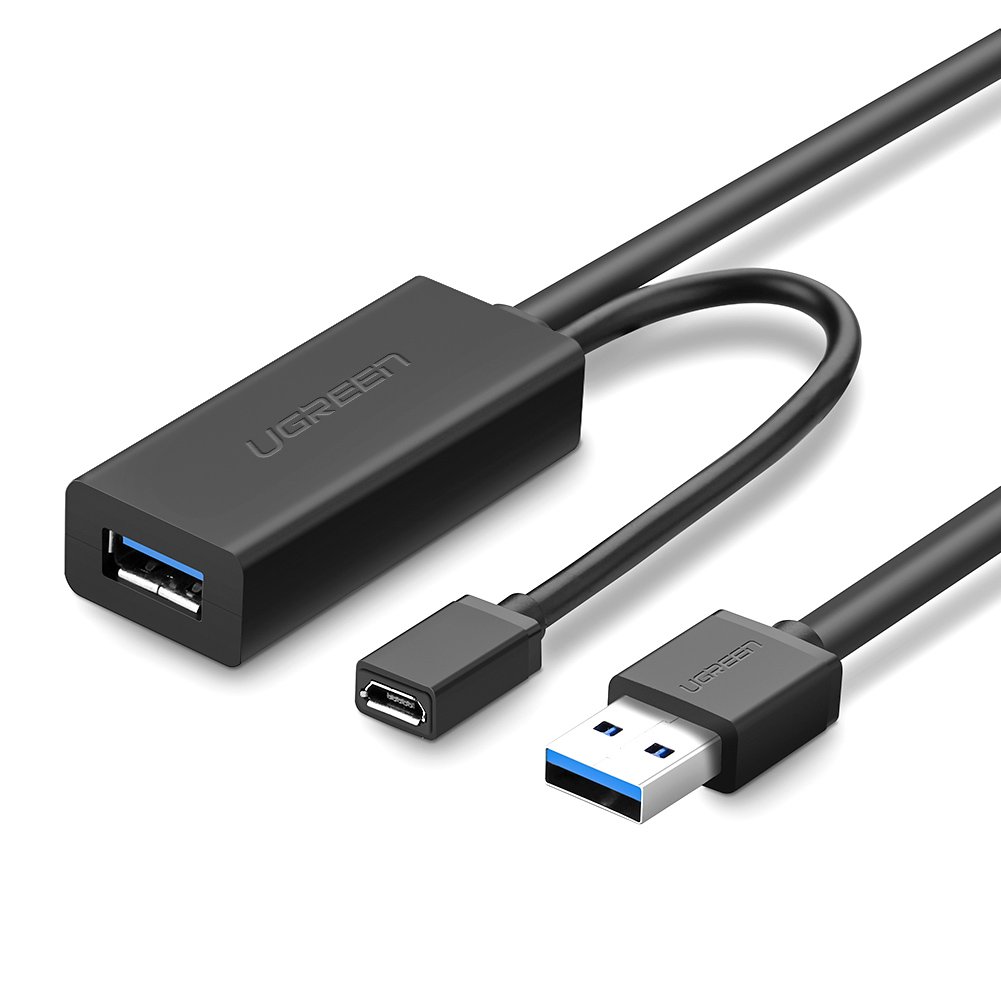 UGREEN  20826 USB 3.0 Extension Cable 5m (Black)