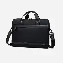 Arctic Hunter GW00022 Laptop Crossbody Bag – Waterproof Shoulder Messenger Bag with USB Charging Port and Multi-Compartment Design – Black/Blue