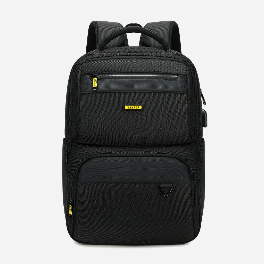 Rahala Backpack for Men Women 15.6-inch Laptop Bag -RAL803 BLACK
