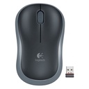 Logitech® Wireless Mouse M185 Swift Gray 