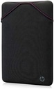HP 15” Reversible Protective Laptop Case Sleeve with Zipperless Design and Durable Neoprene, Grey & Misty Mauve